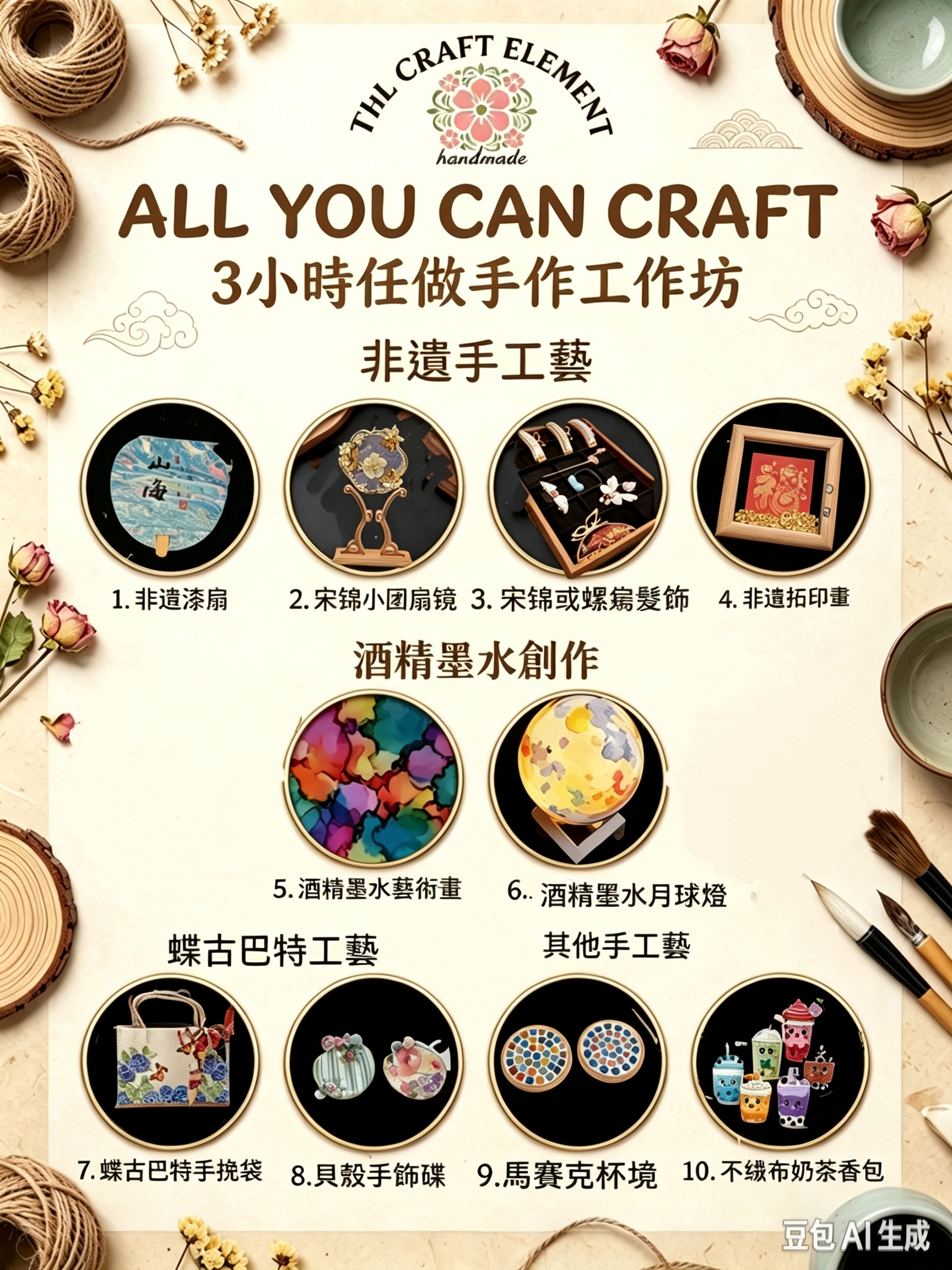 3 小時 All you can craft